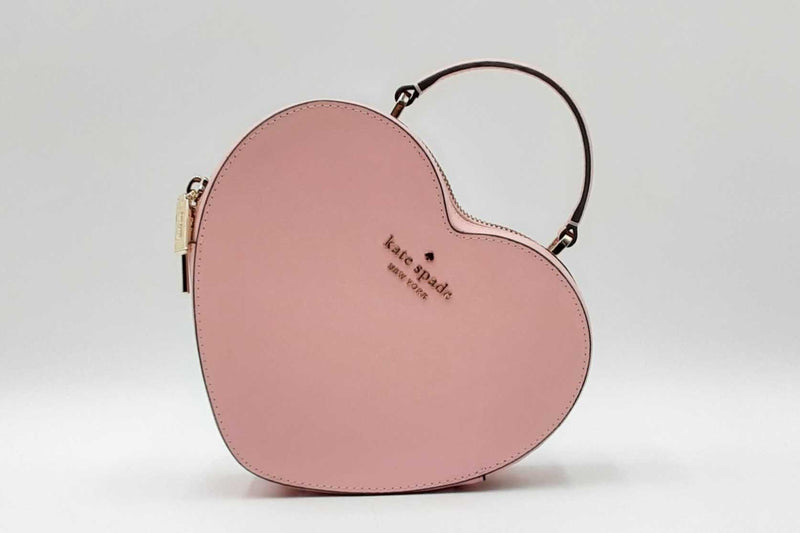 Kate Spade Love Shack Pink Leather Heart Crossbody Bag Eb1224ixdu