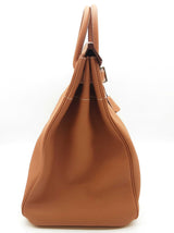 Hermes Birkin Hac 40 Gold Brown Togo Palladium Hardware Duffle Bag Do1025lpzxzde
