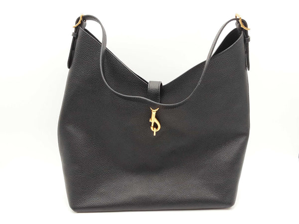 Rebecca Minkoff Megan Black Pebbled Leather Hobo Bag Sd0925rzsa