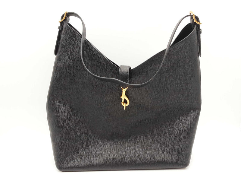 Rebecca Minkoff Megan Black Pebbled Leather Hobo Bag Sd0925rzsa