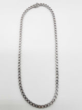 9.68 Cttw Lab Grown Diamonds 0.925 Silver 22.0g Chain 17.75 In Do0725lorxde