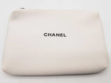 Chanel Vip White Neoprene Cosmetic Pouch Do1124orde