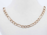 10k Yellow Gold Figaro Chain Necklace 9.1 Grams 26.5 Inch Eb1225oxzde
