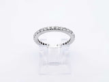 0.64 Cttw Diamond & 14k White Gold Eternity Ring Size 4.75 1.8 Grams Fw0425lordu