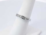 0.42 Cttw Diamond & 14k White Gold Wedding Band 3.2 Grams Size 7 Fw0326orxdu