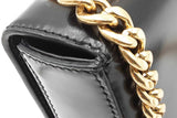 Prada Polished Black Leather Shoulder Bag Eb0726ixzdu