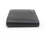 Gucci Logo Bifold Wallet In Black Grained Leather Fw0526lordu