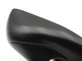Versace Virtus 100 Black Leather Pointed- Toe Pumps Size Eu 38 Us 8 Fw0525lxzdu