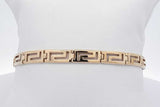 14k Yellow Gold Greek Key Bracelet 7.2 Grams 7.25 Inch Eb0826rpxsa