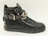 Giuseppe Zanotti London Black High Top Sneakers Size 39.5 Fw1024oxzsa