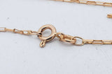 14k Yellow Gold Link Chain Necklace 3.1 Grams 24.5 Inch Eb0926orxsa