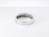0.69 Cttw Diamond & 18k White Gold Wide Band 10.3 Grams Size 10.25 Fw0826exzdu