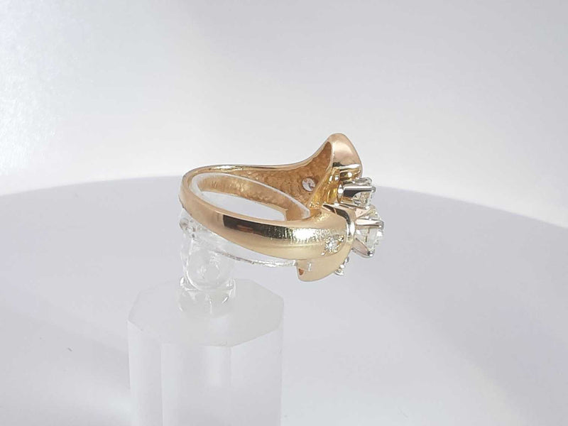 1.3ctw Diamonds 14k Yellow Gold 8.2 Grams Ring Size 6.5 Sd0625lzxzsa