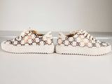 Valentino Beatrice Leather Platform Sneakers Size 7 Sd0926lzxde