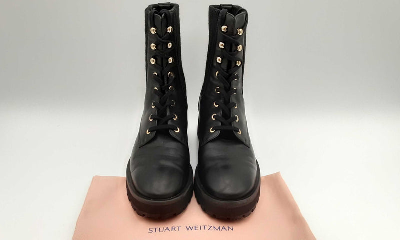 Stuart Weitzman Combat Size 6.5 B Boots Hs0424lxzsa