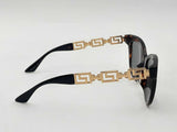 Versace Mod 4394-f Black Cateye Sunglasses Aa1125izsa