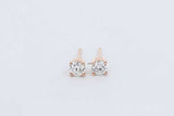 0.4cttw Lab Grown Diamond Stud Earrings In 14k Yellow Gold 0.8 Grams Eb0726lxzdu