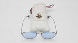 Moncler Ml0109-k Silver-tone Metal Frame Sunglasses Sd0426ezdu