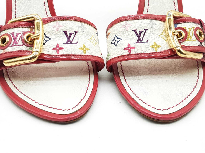 Louis Vuitton Monogram Canvas Heels Size 38 Eb0924oxzde