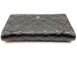 Chanel Wallet On Chain Black Quilted Patent Leather Crossbody Bag Do0825lpcrde