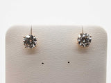 2.06 Cttw Lab Grown Diamonds 14k Yg 1.2g Screw Back Stud Earrings Do0826poxde
