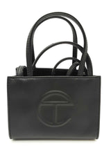 Telfar Mini Black Leather Shoulder Tote Do1026wxde