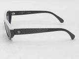 Chanel 71509 Crystal Cat Eye Black Sunglasses Aa1225lrzsa