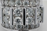 6.1cttw Diamond Ring In 10k White Gold 14 Grams Size 9.5 Eb1026wxxzsa
