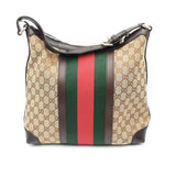 Gucci Monogram Vintage Canvas Web Hobo Bag Sd0625rpzdu