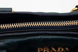 Prada Vitello Teal Leather Tote Bag Eb0526iixde