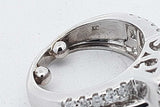 1.32cttw Diamond Ring In 10k White Gold 7.1 Grams Size 2 Eb0926rxzsa