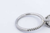 Approx. 1.02ctw Diamond Ring In Platinum 3.5 Grams Size 4.75 Eb1024lrxzsa