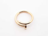 Cartier Juste Un Clou Ring In 18k Yellow Gold 9.5 Gram Size 63/10.25 Fw0526exzde