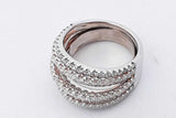 1.51cttw Diamond Ring In 18k White Gold 11.5 Grams Size 6 Eb0926lxxzsa