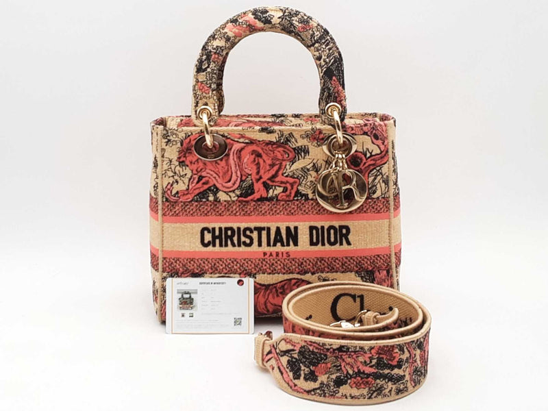 Christian Dior Lady D Lite Multi-color Handbag Aa1125lzxzsa