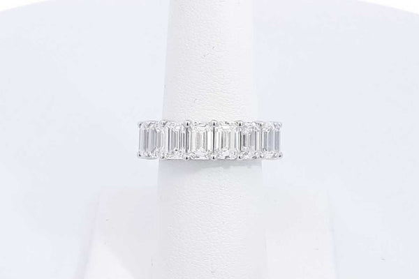 Lab Grown Diamond 11.22ctw Eternity Band In 18k White Gold 7.2g Eb0524wprxsa