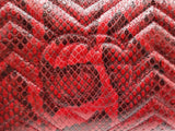 Gucci Gg Marmont Chain Mini Bag In Quilted Red Python Leather Fw0626pzxdu