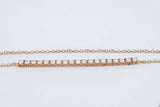0.93cttw 14k Yellow Gold Diamond Tennis Necklace 3.9 Grams Eb0626wrxdu