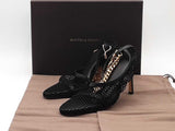 Bottega Veneta Chain Link Accent Mesh Pump Black Size 38 Aa0626ozxsa