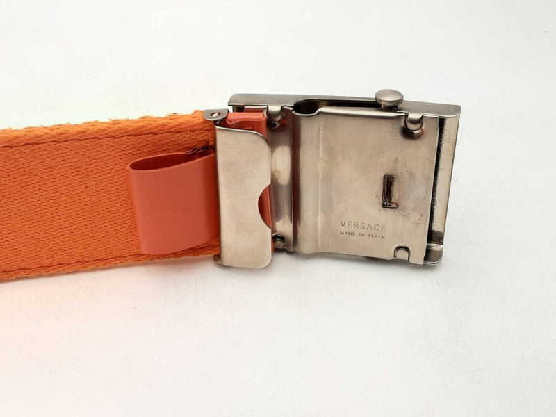 Versace Fabric Belt Orange Size 36 Aa0625crsa