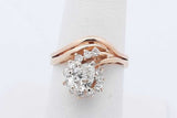 0.66cttw Diamond Ring In 14k Yellow Gold 5 Grams Size 7 Eb0526rxzdu