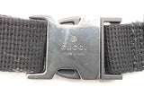Gucci Logo Embossed Black Leather Belt Bag Eb1025woxdu