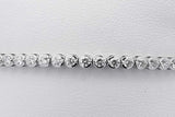 1.8cttw Diamond Tennis Bracelet In 14k White Gold 7.8 Grams 7 Inch Eb0626pxzsa