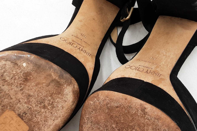 Jimmy Choo Black Velvet Maple Platform Pumps Size 38 Eb1125lxzdu