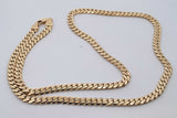 14k Yellow Gold Cuban Link Chain 32.1 Grams 20 Inch Eb1125lwexdu