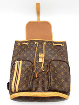 Louis Vuitton Bosphore Backpack In Monogram Coated Canvas & Vachetta Leather Fw0126izxdu