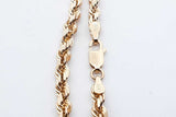 10k Yellow Gold Rope 29.7g Chain 26 In Do0724xzde