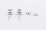 1.5cttw Lab Grown Diamond Stud Earrings In 14k White Gold 1.4 Grams Eb0826orxsa