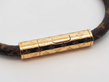 Louis Vuitton Confidential Bracelet In Monogram Coated Canvas 6 Inch Fw1225ixdu