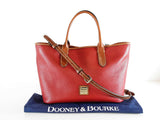 Dooney & Bourke Brielle Tote Bag In Red Pebbled Leather Fw1025wxde